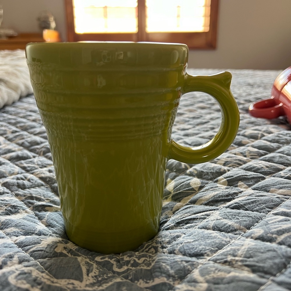 Fiestaware Lemongrass Latte mug 16oz